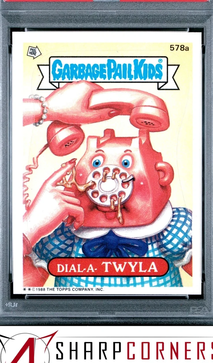 1988 Topps Garbage Pail Kids Series 14 #578a Dial-A-Twyla front
