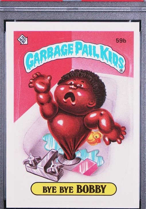 1985 Topps Garbage Pail Kids Series 2 #59b Bye Bye Bobby front