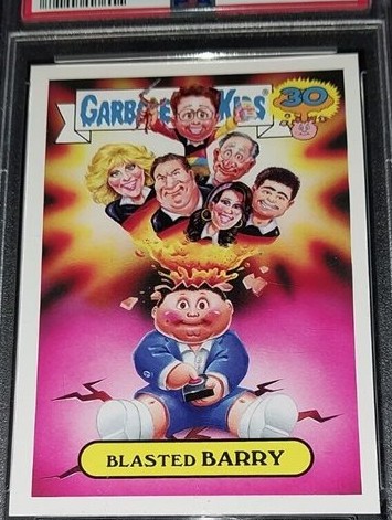 2015 Topps Topps Garbage Pail Kids 30Th Anniversary Checklist Character Back #2b Blasted Barry front