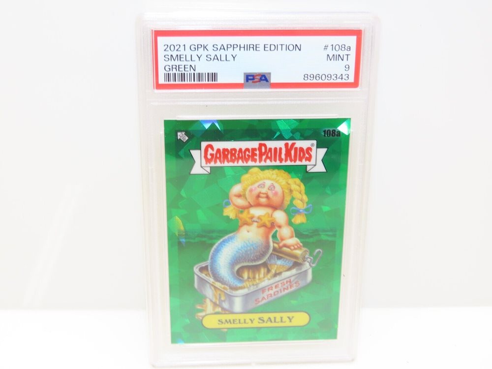 2021 Topps Garbage Pail Kids Sapphire Edition Green #108a Smelly Sally front