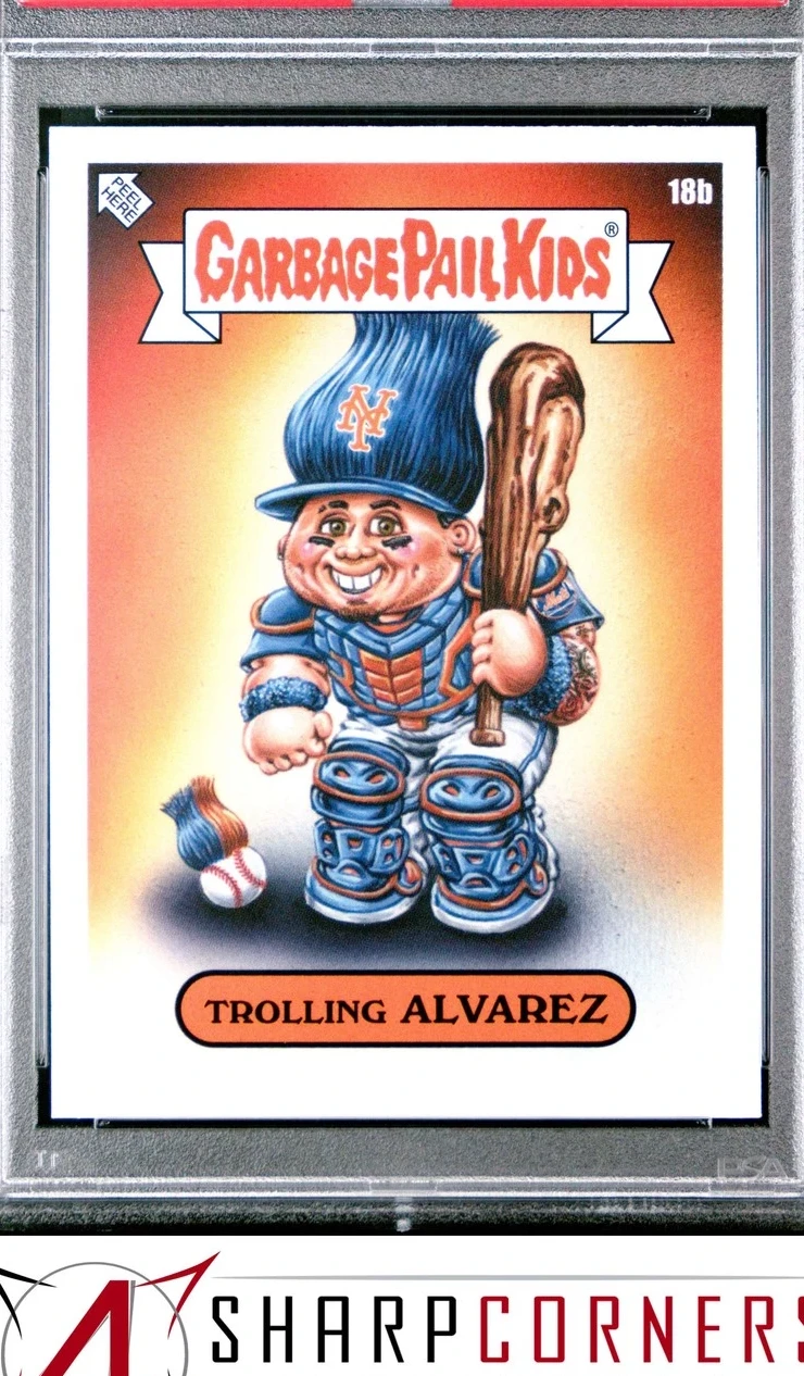 2023 Topps Topps Garbage Pail Kids X Mlb Series 3 #18b Trolling Alvarez front