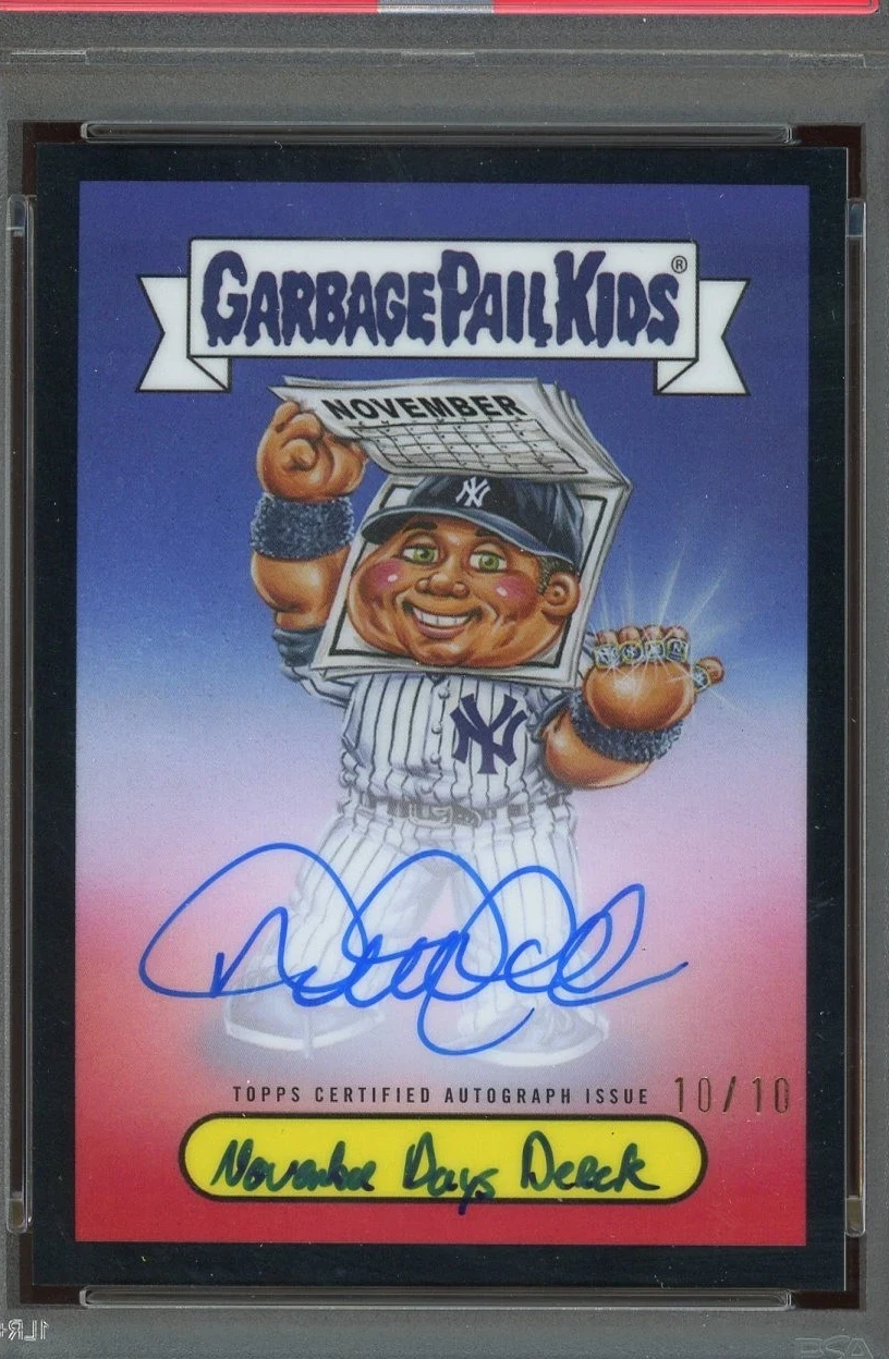 2025 Bowman Chrome Bowman Gpk Autographs Derek Jeter/November Days Derek PSA 10