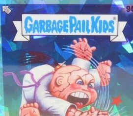 2021 Topps Garbage Pail Kids Sapphire Edition Aqua #94a Bruised Lee front