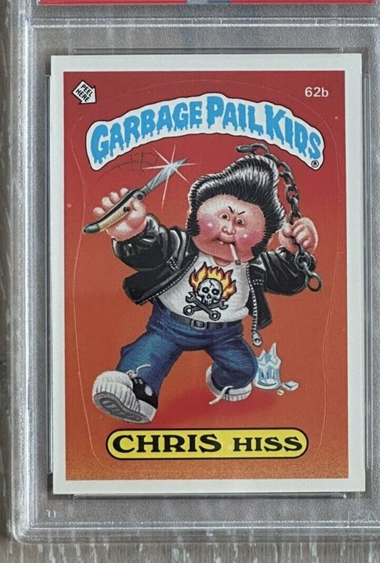 1985 Topps Garbage Pail Kids Series 2 #62b Chris Hiss front