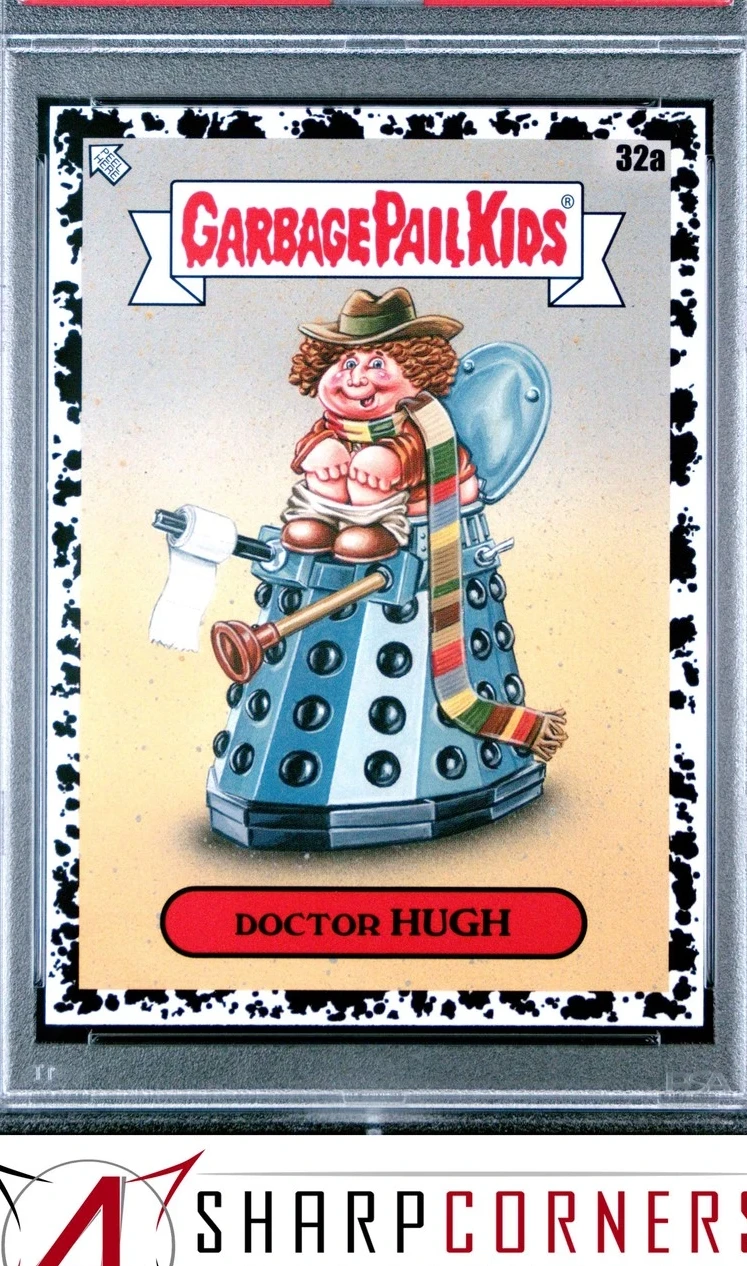 2023 Topps Garbage Pail Kids Intergoolactic Mayhem Black Hole #32a Doctor Hugh front