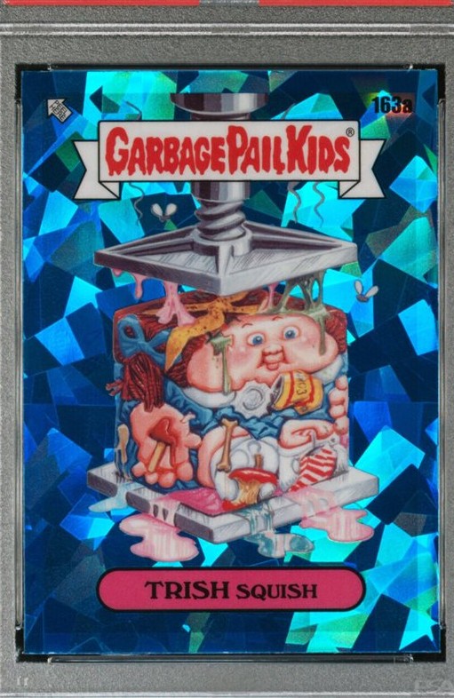2021 Topps Garbage Pail Kids Sapphire Edition #163a Trish Squish front
