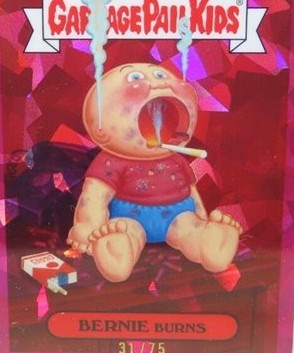 2023 Topps Topps Garbage Pail Kids Sapphire Edition Fuchsia #231b Bernie Burns front