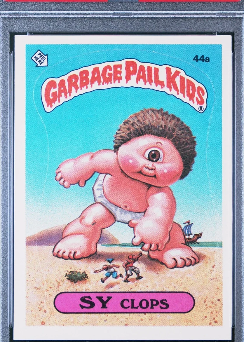 1985 Topps Garbage Pail Kids Series 2 #44a Sy Clops front