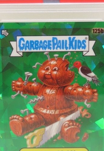 2021 Topps Garbage Pail Kids Sapphire Edition Green #125b Woody Alan front