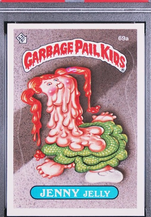 1985 Topps Garbage Pail Kids Series 2 #69a Jenny Jelly front