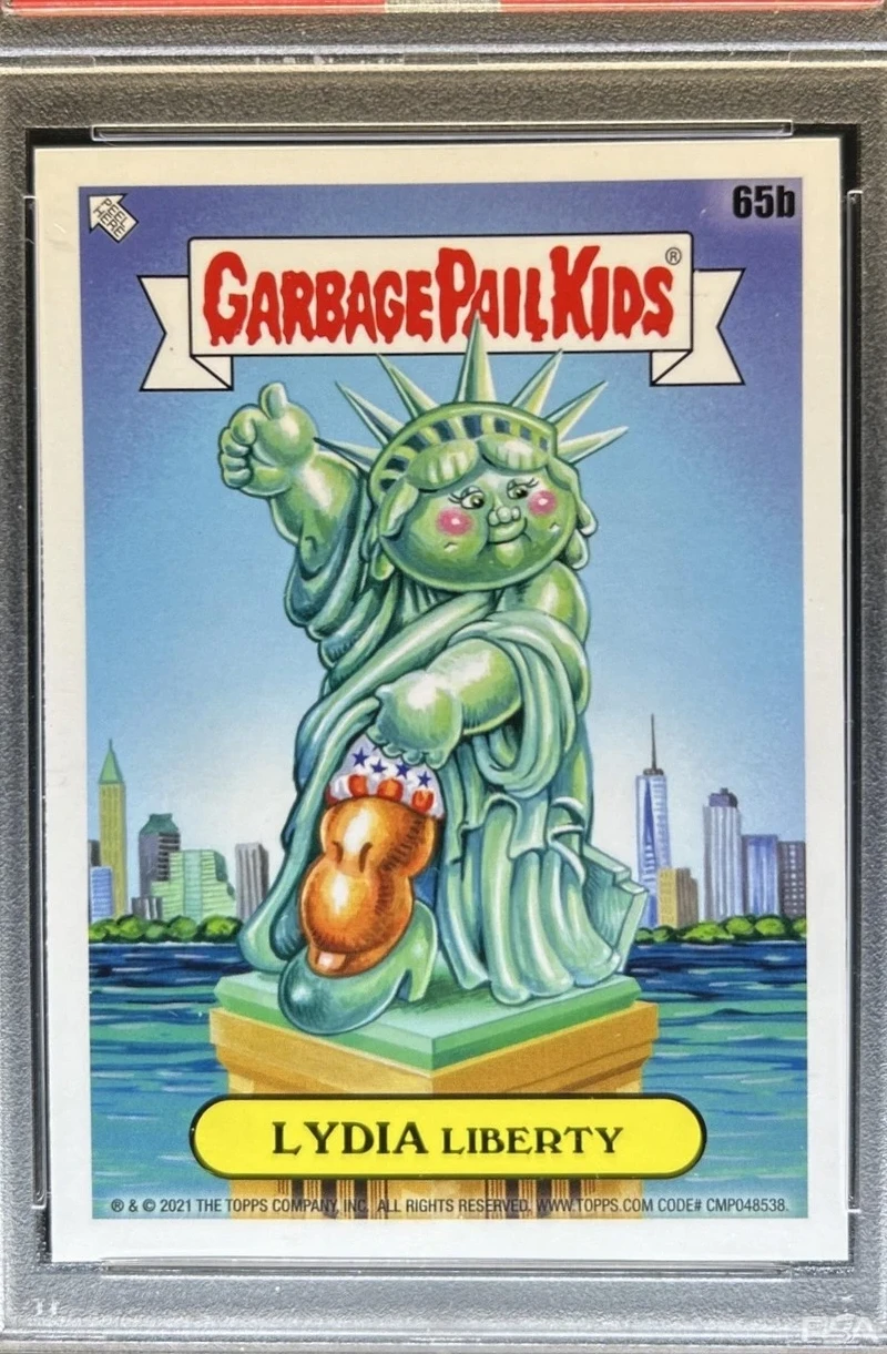 2023 Topps Garbage Pail Kids Go On Vacation #65b Lydia Liberty front