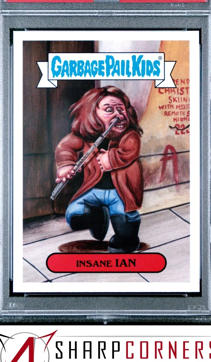 2017 Topps Garbage Pail Kids Battle Of The Bands Classic Rock #15a Insane Ian front