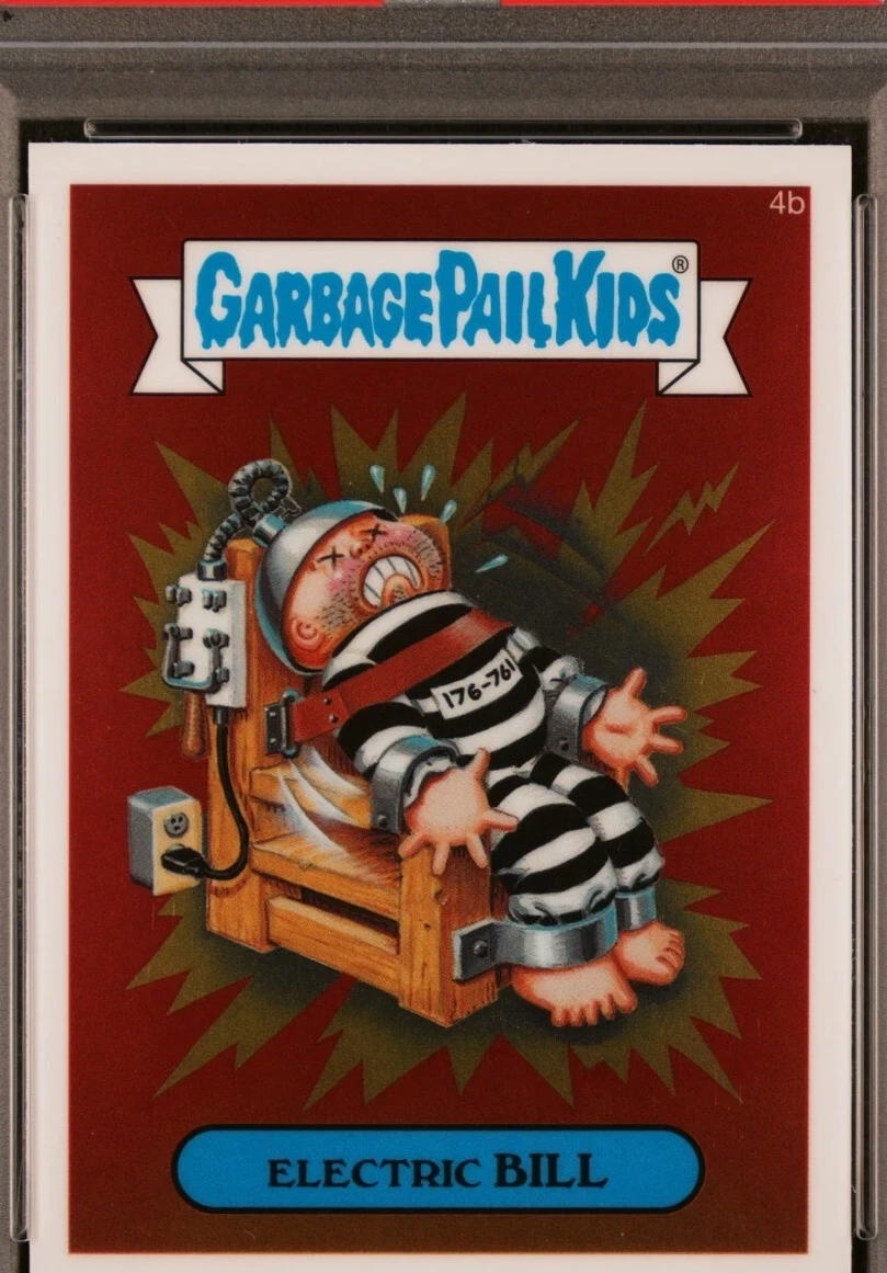 2013 Topps Garbage Pail Kids Chrome Series 1 #4b Electric Bill front