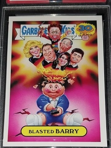 2015 Topps Topps Garbage Pail Kids 30Th Anniversary Checklist #2b Blasted Barry front