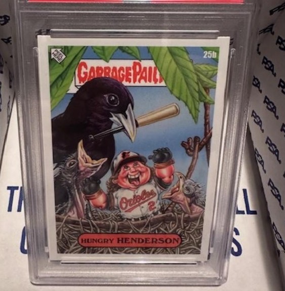 2023 Topps Topps Garbage Pail Kids X Mlb Series 3 #25b Hungry Henderson front