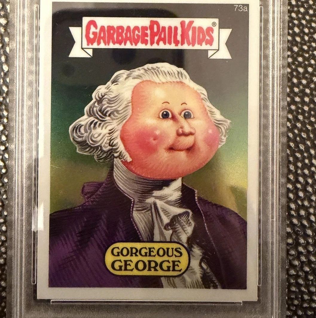 2014 Topps Garbage Pail Kids Chrome Series 2 #73a Gorgeous George front
