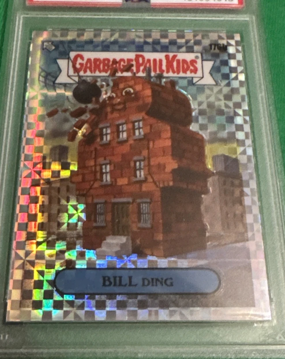 2022 Topps Garbage Pail Kids X-FRACTOR #176b Bill Ding front