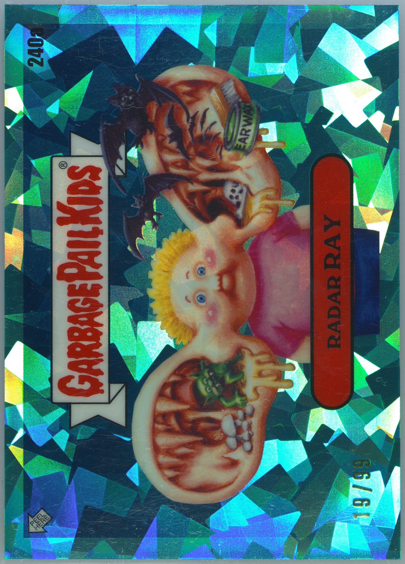 2023 Topps Topps Garbage Pail Kids Sapphire Edition Aqua #240a Radar Ray front