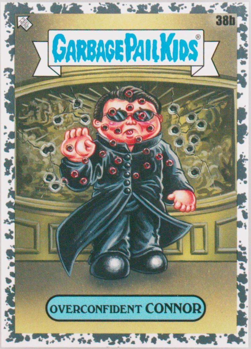 2023 Topps Garbage Pail Kids Intergoolactic Mayhem Moonrock Gray #38b Overconfident Connor front