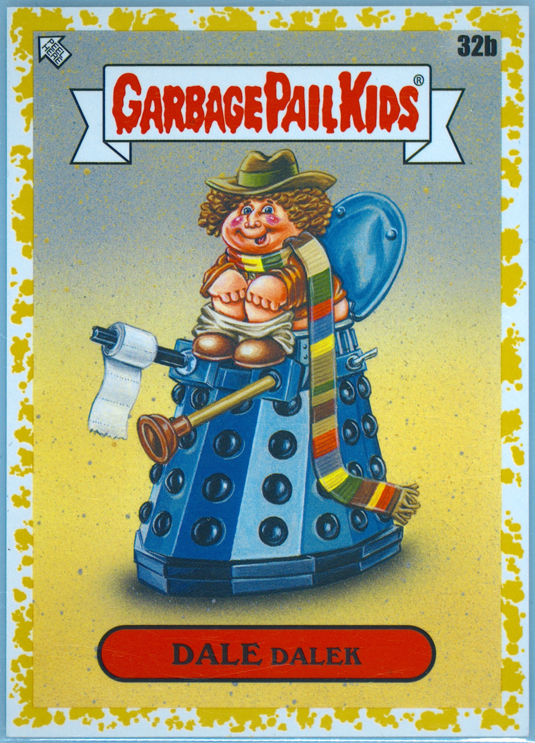 2023 Topps Garbage Pail Kids Intergoolactic Mayhem Fool'S Gold #32b Dale Dalek front