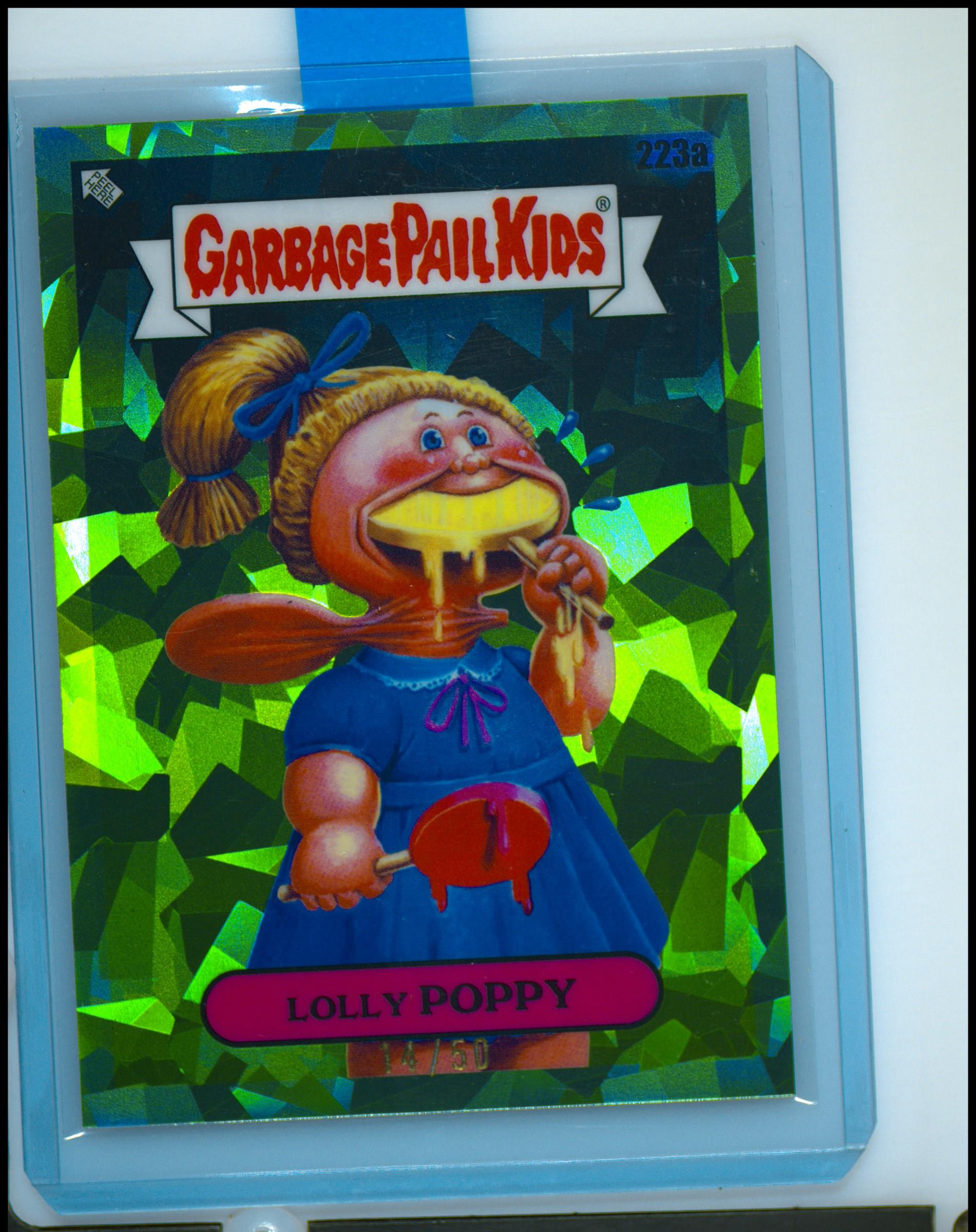 2023 Topps Topps Garbage Pail Kids Sapphire Edition Green #223a Lolly Poppy front