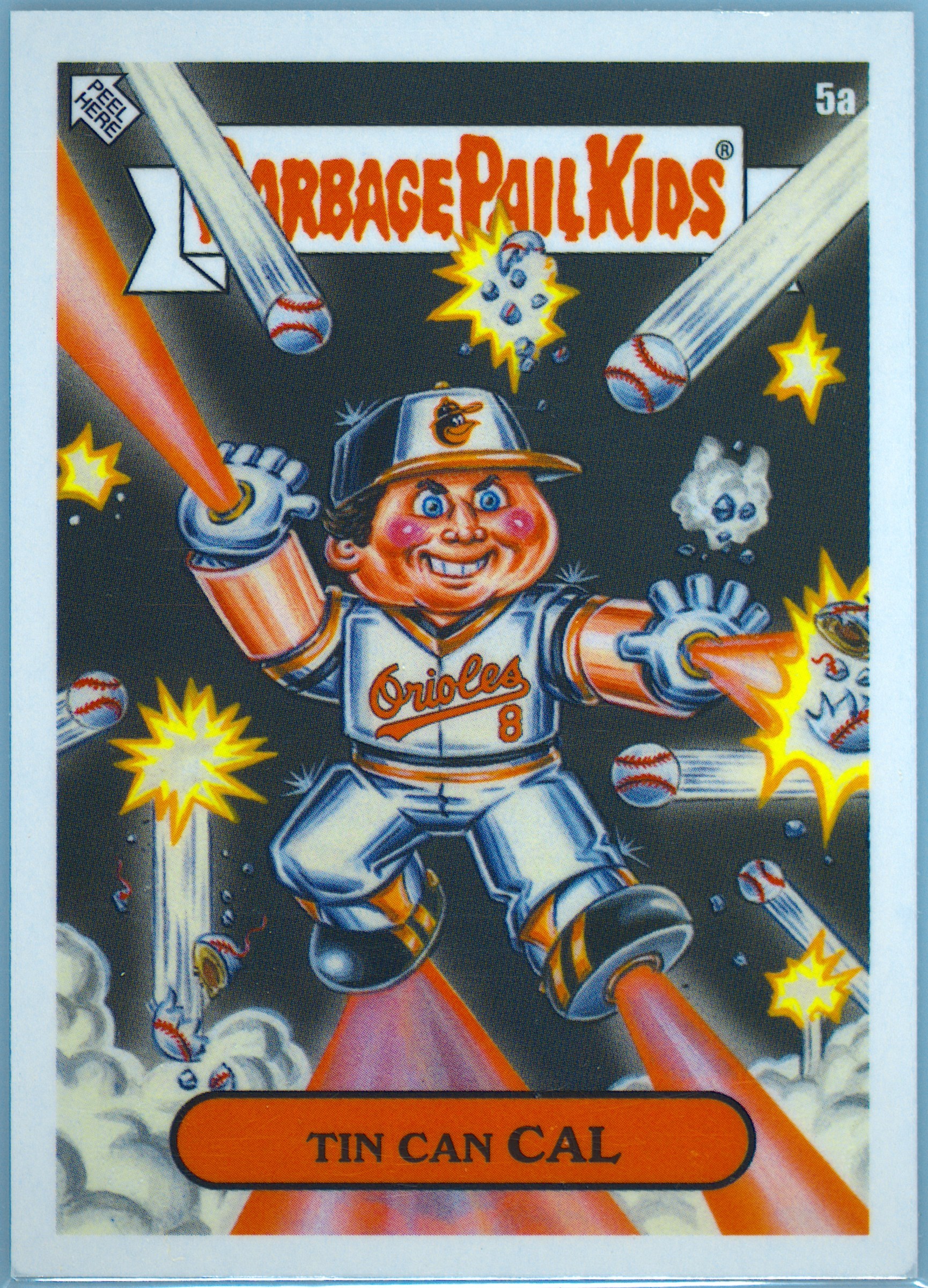 2023 Topps Topps Garbage Pail Kids X Mlb Series 3 #5a Tin Can Cal front