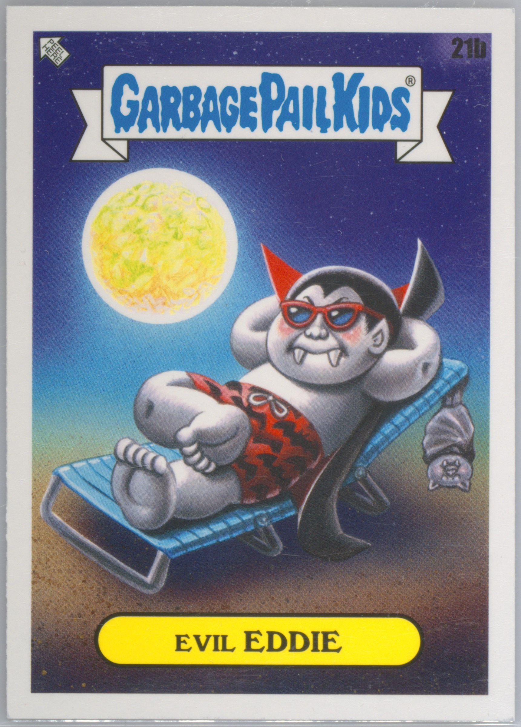 2023 Topps Garbage Pail Kids Go On Vacation #21b Evil Eddie front