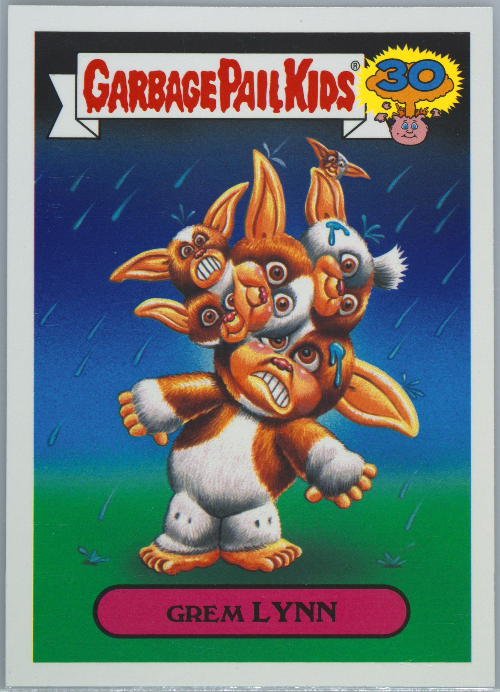 2015 Topps Topps Garbage Pail Kids 30Th Anniversary '80'S Spoof Character Back #8b Grem Lynn front