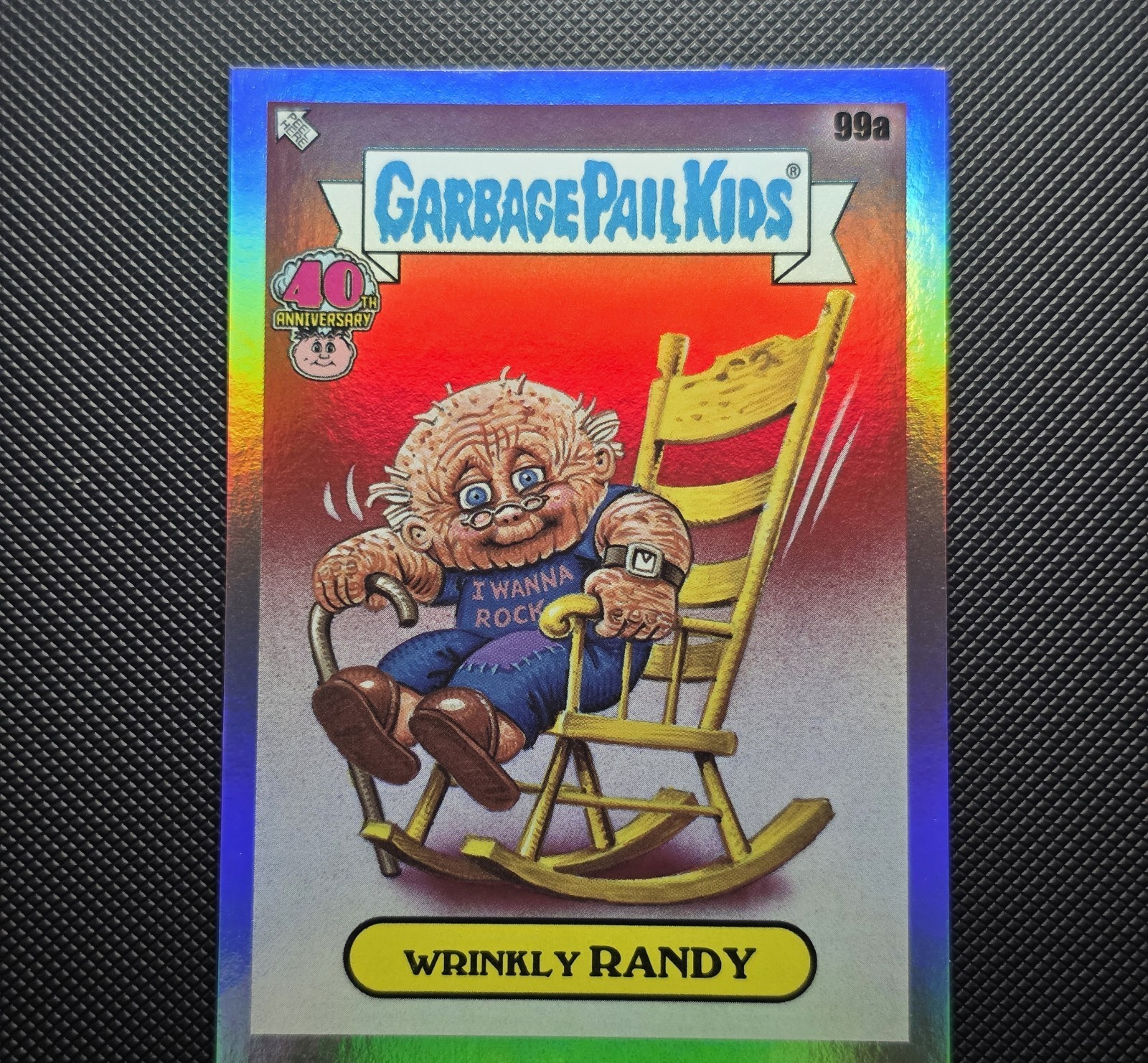 2025 Topps Worst Of Garbage Pail Kids 40Th Anniversary #99a Wrinkly Randy front