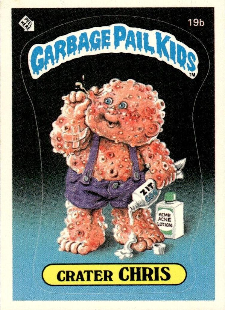 1985 Garbage Pail Kids Series 1 Crater Chris PSA 10