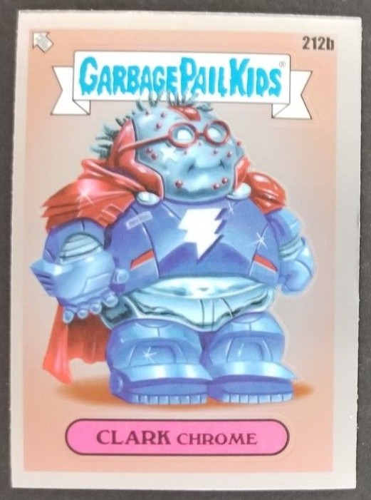 2022 Topps Garbage Pail Kids Chrome #212b Clark Chrome front