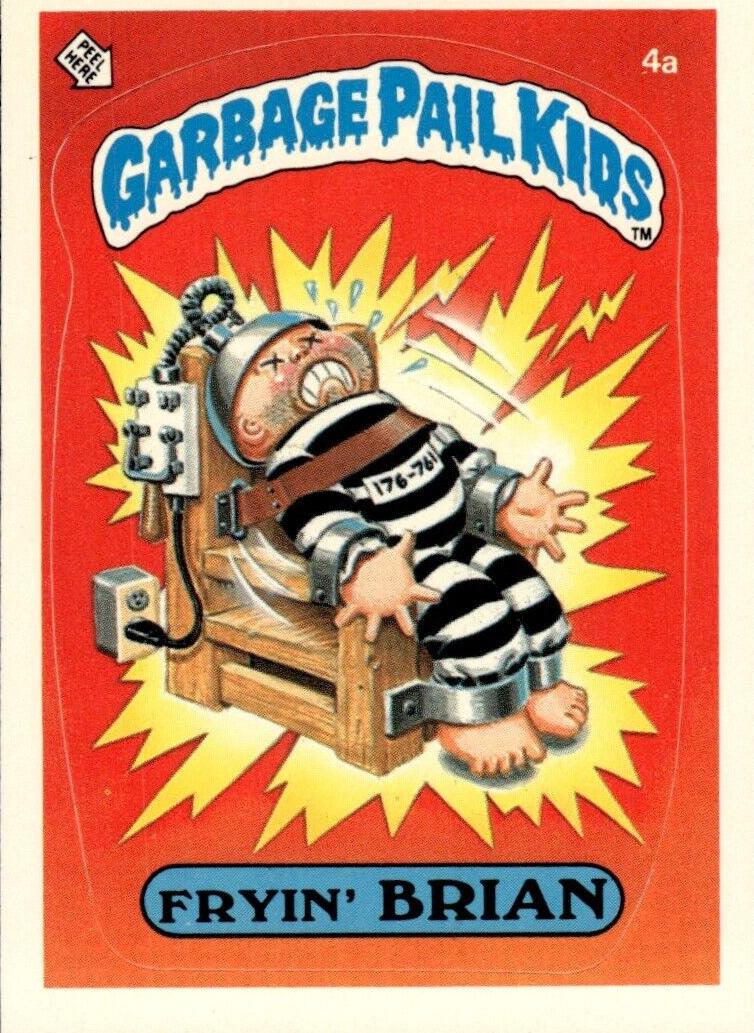 1985 GARBAGE PAIL KIDS STICKERS #4a FRYIN' BRIAN PSA 10